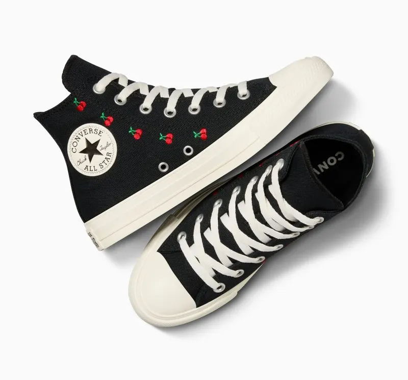 Converse Chuck Taylor All Star Cherries Zwart/egret/rood (A08142C)