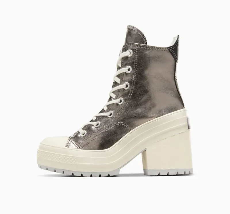 Converse Chuck 70 De Luxe Heel Metallic Metallic Gunmetal (A09896C)