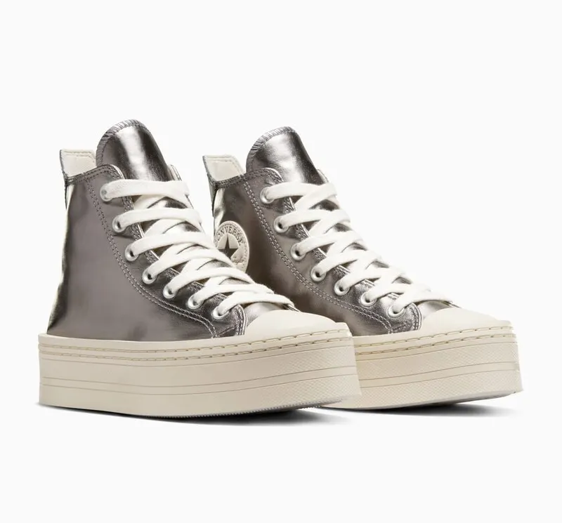 Converse Chuck Taylor All Star Modern Lift Platform Metallic Metallic Gunmetal (A09897C)