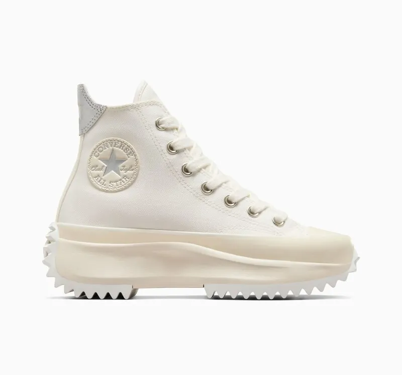Converse Run Star Hike Platform Metallic Vintage White/natural Ivory (A09901C)