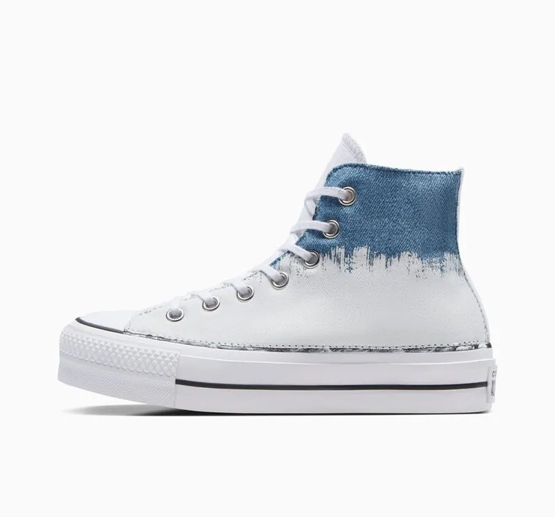 Converse Chuck Taylor All Star Lift Denim Paint Denim White Paint (A10226C)
