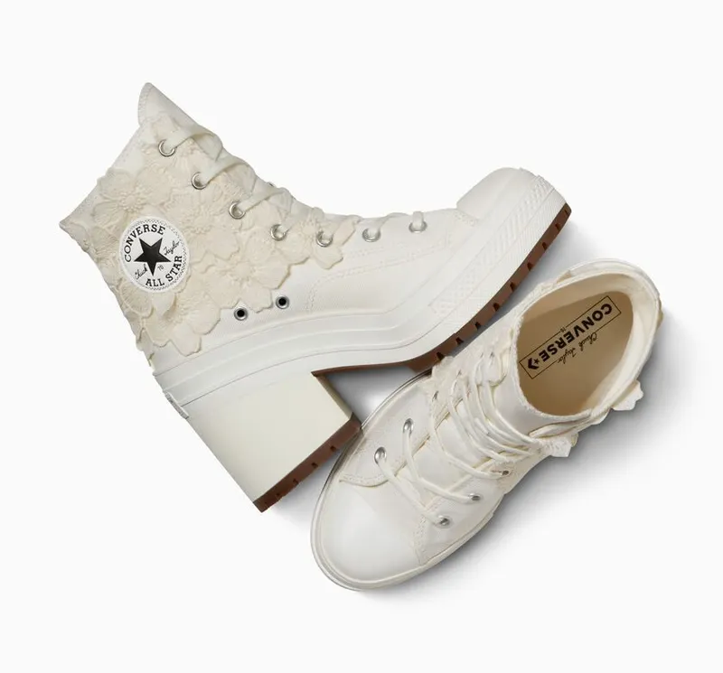 Converse Chuck 70 De Luxe Heel Lace Ivory Lace (A10229C)