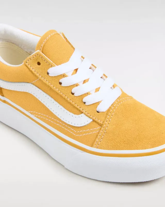VANS Old Skool Platform Kinderschoenen Geel (VN0A3TL3LSV)