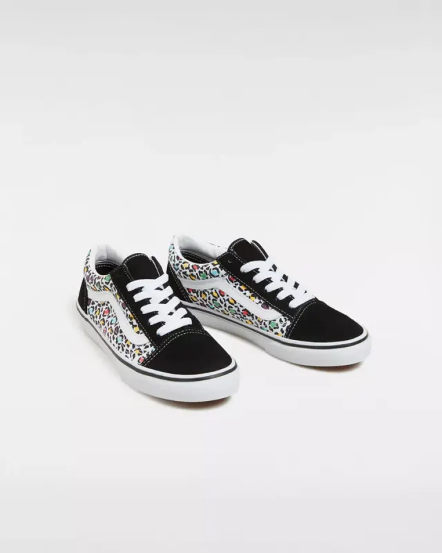 VANS Old Skool Voor Jongeren Zwart (VN0A4UHZBMV)