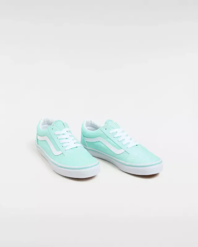 VANS Old Skool Glitter Kinderschoenen Blauw (VN0A5EE6O33)