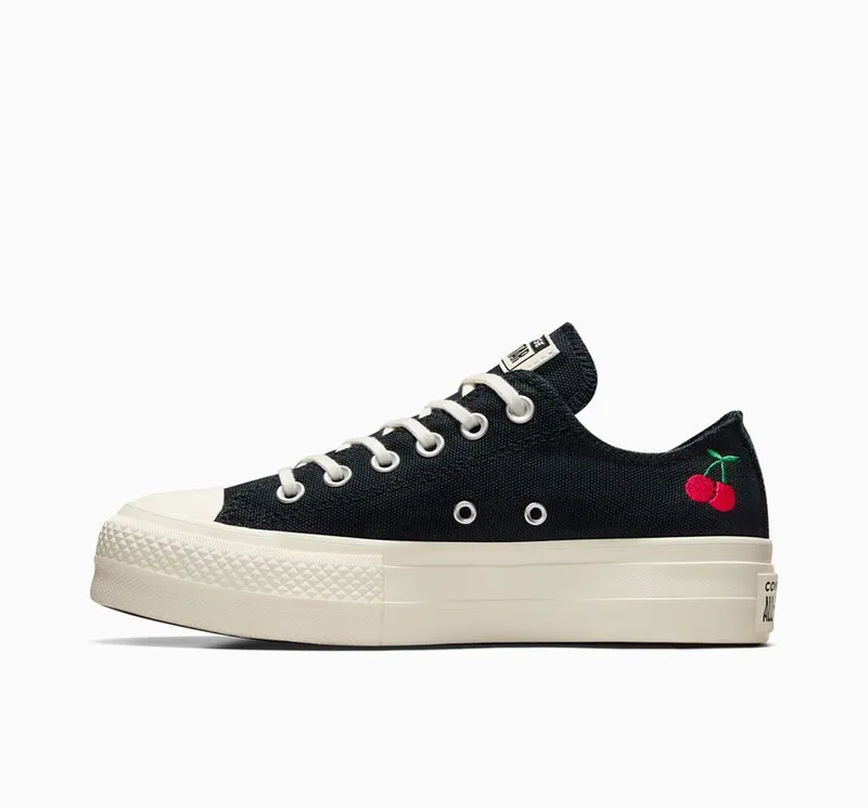 Converse Chuck Taylor All Star Lift Platform Cherries Zwart/egret/rood (A08862C)