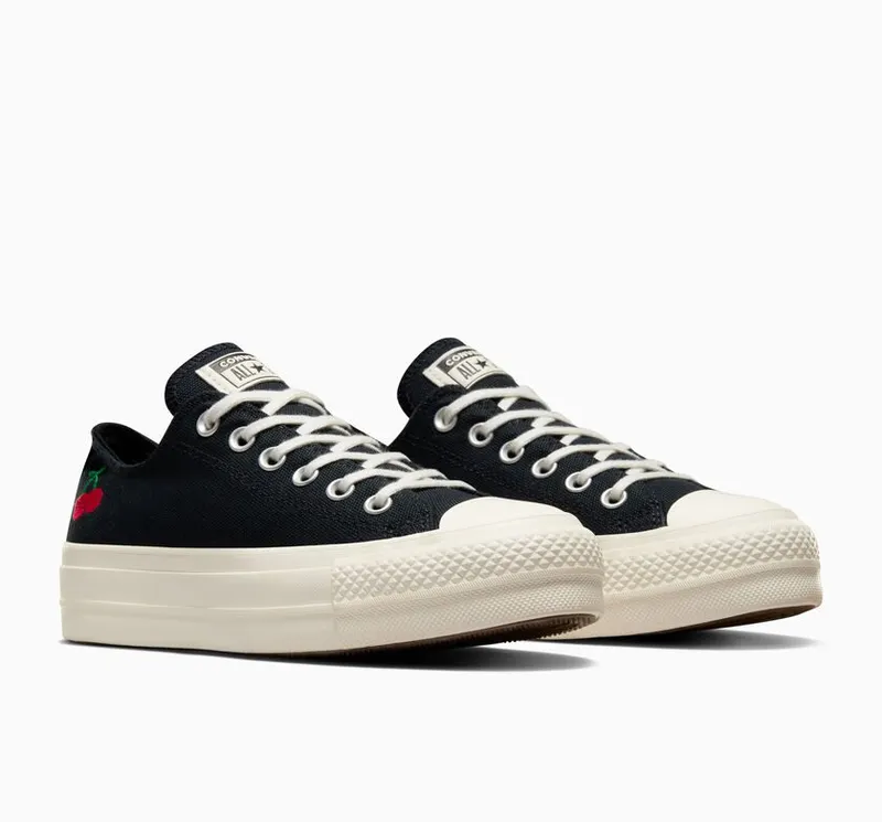 Converse Chuck Taylor All Star Lift Platform Cherries Zwart/egret/rood (A08862C)