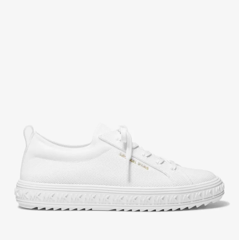 Michael Kors MK Grove Knit Trainers – Optic White (43S4GVFS1D-1999)