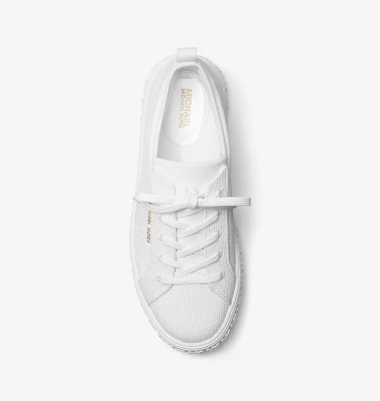 Michael Kors MK Grove Knit Trainers – Optic White (43S4GVFS1D-1999)
