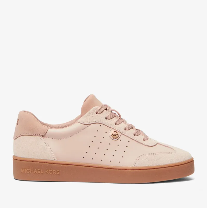 Michael Kors MK Scotty Leather Trainers – Soft Pink (43S4SCFS2L-1663)