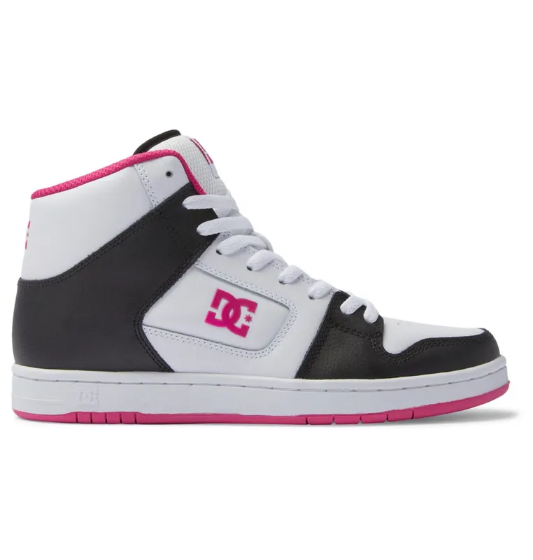 DC Shoes Manteca 4 Hi black/white/pink (ADJS100164-KWP)