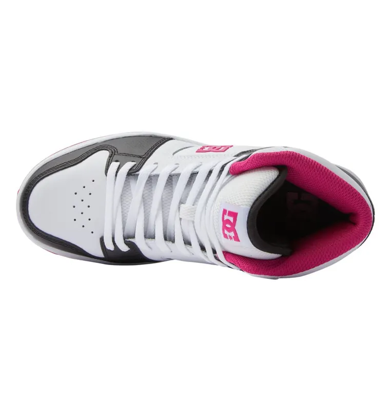 DC Shoes Manteca 4 Hi black/white/pink (ADJS100164-KWP)