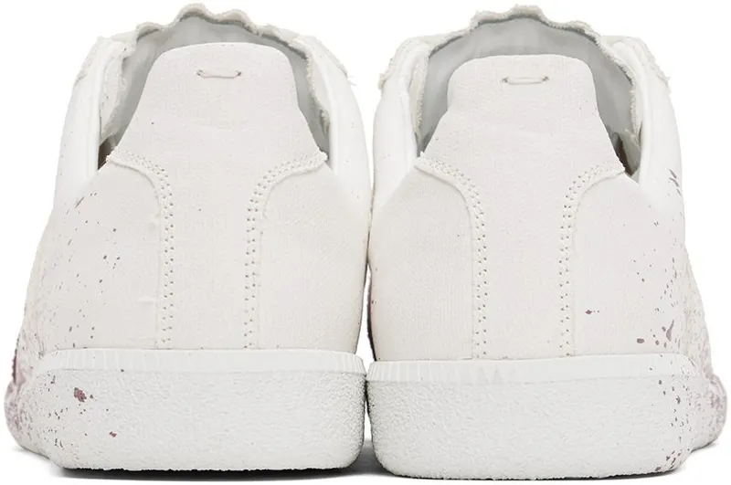 Maison Margiela White & Blue Replica Sneakers (S37WS0568 P4711)