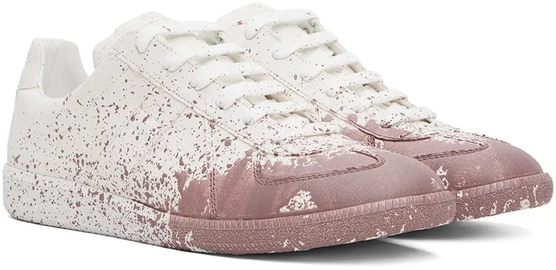 Maison Margiela White & Blue Replica Sneakers (S37WS0568 P4711)