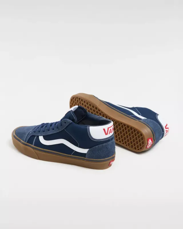 VANS Mid Skool 37 Blauw (VN0A3TKFLKZ)
