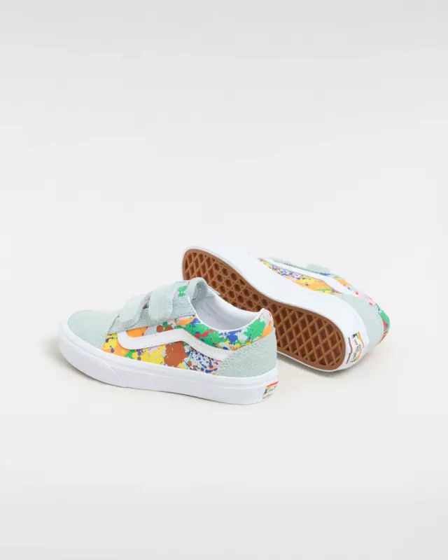 VANS Old Skool Kinderschoenen Met Klittenband Multicolour (VN0A4BUVCYL)