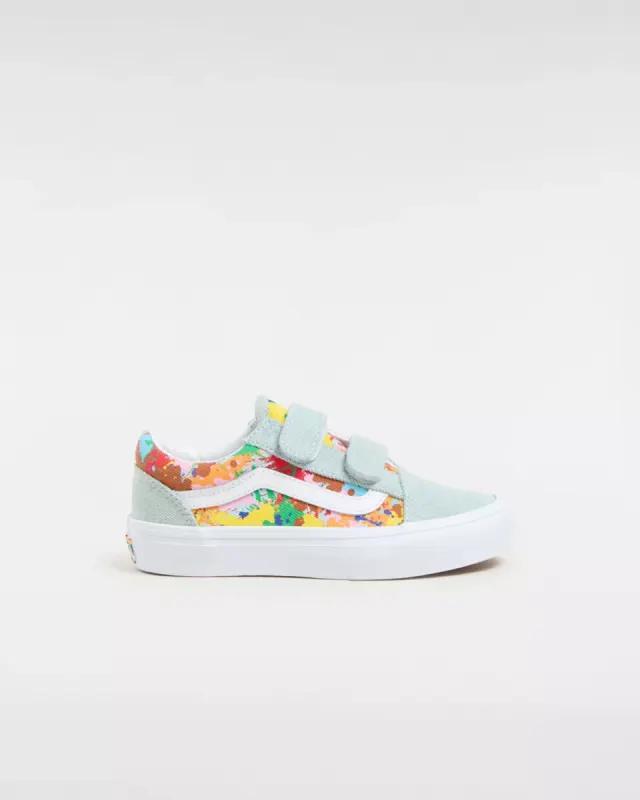 VANS Old Skool Kinderschoenen Met Klittenband Multicolour (VN0A4BUVCYL)