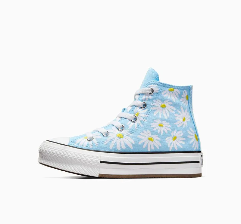 Converse Chuck Taylor All Star Lift Platform Floral True Sky/dandy Lion/wit (A06338C)