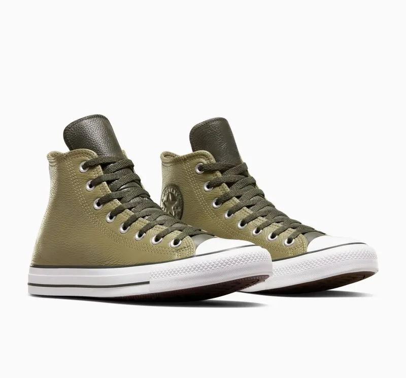 Converse Chuck Taylor All Star Leather Mossy Sloth/cave Green (A06571C)