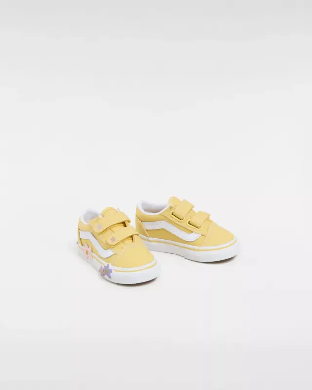 VANS Old Skool Met Klittenband Geel (VN000CPVYLW)