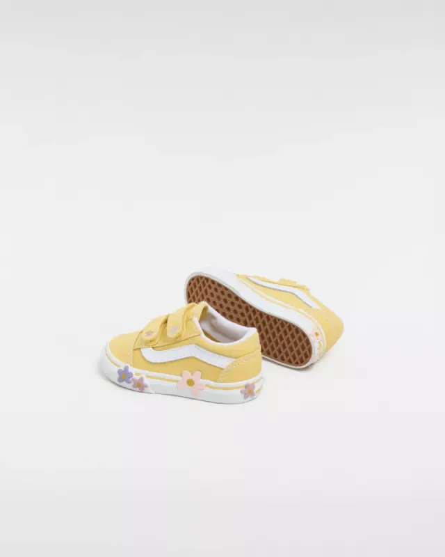 VANS Old Skool Met Klittenband Geel (VN000CPVYLW)