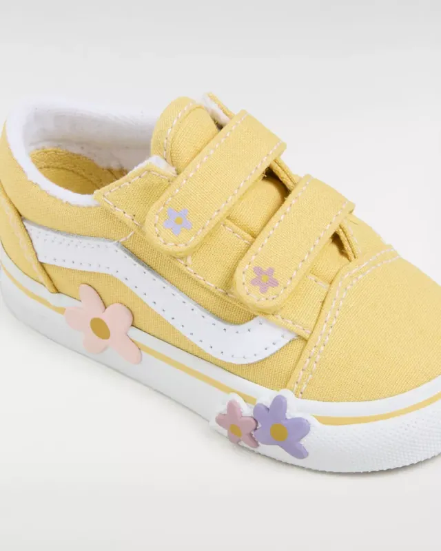 VANS Old Skool Met Klittenband Geel (VN000CPVYLW)
