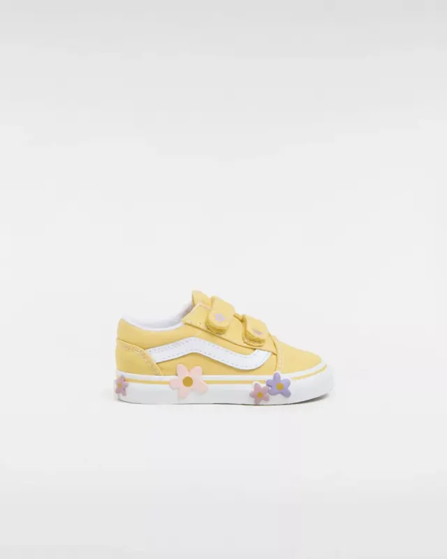 VANS Old Skool Met Klittenband Geel (VN000CPVYLW)