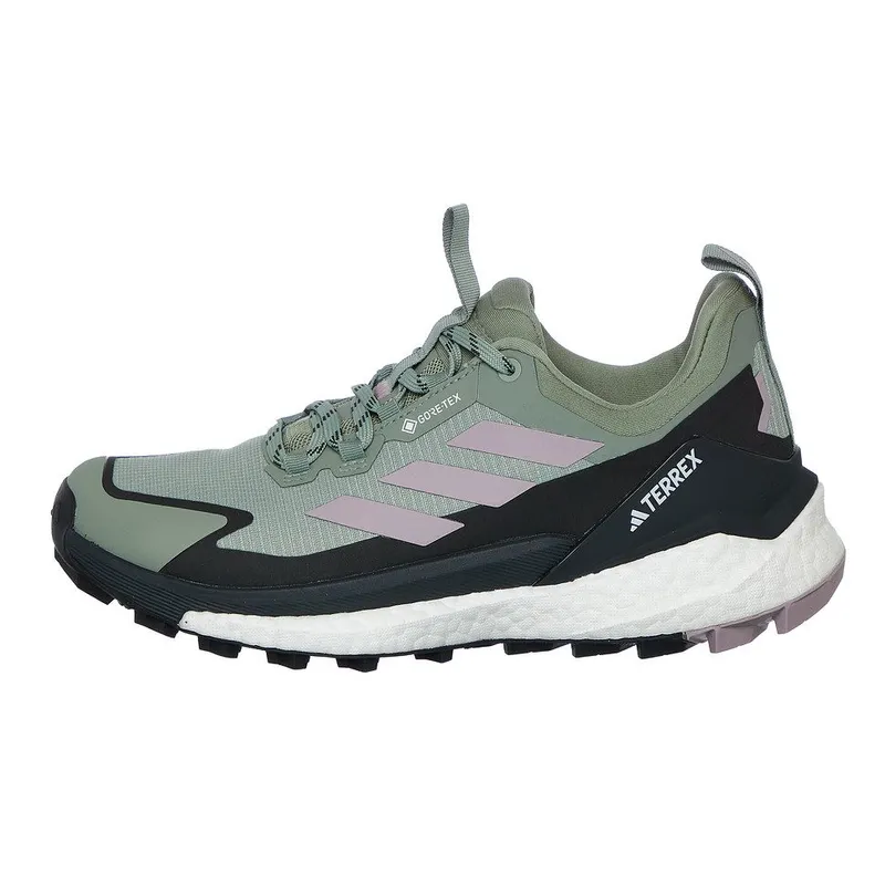 adidas Terrex Free Hiker 2.0 Low Gore-Tex Hiking Silver Green / Preloved Fig / Carbon (IE5100)