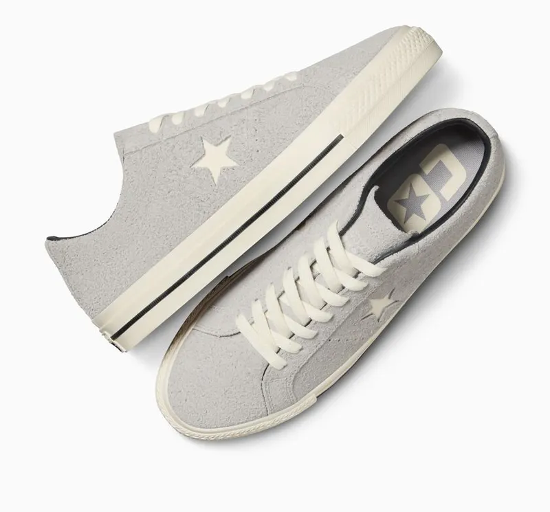 Converse One Star Pro Ash Grey/egret/zwart (A08128C)