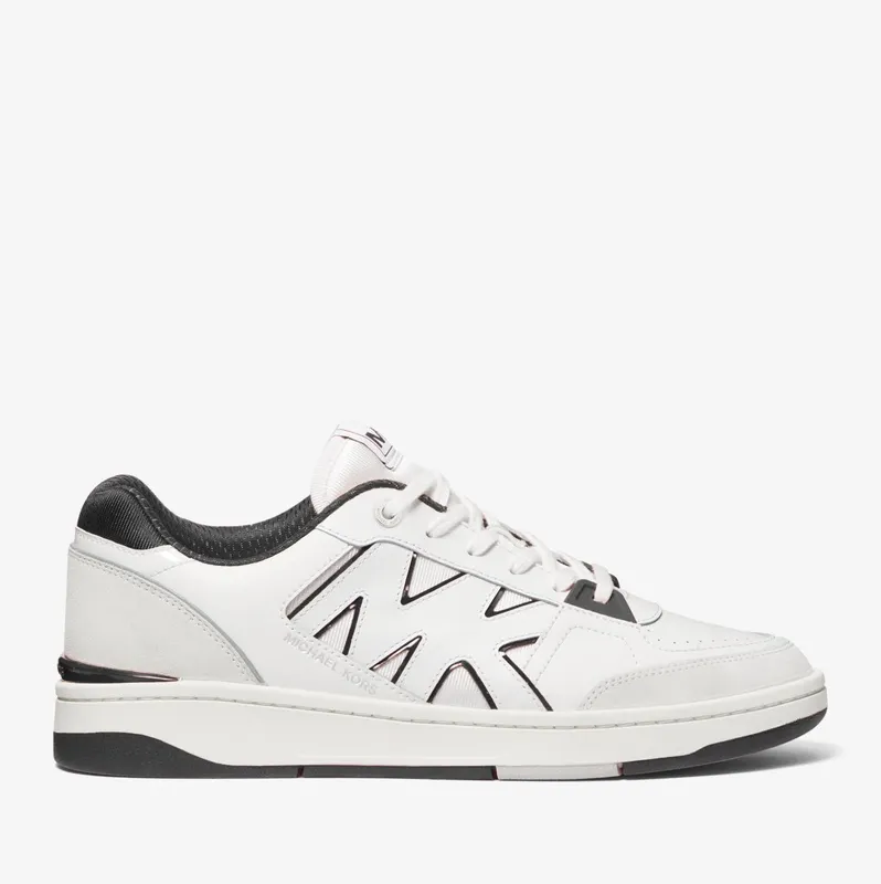 Michael Kors MK Rebel Leather Trainers – Black Combo (42S4RBFS1D-0005)