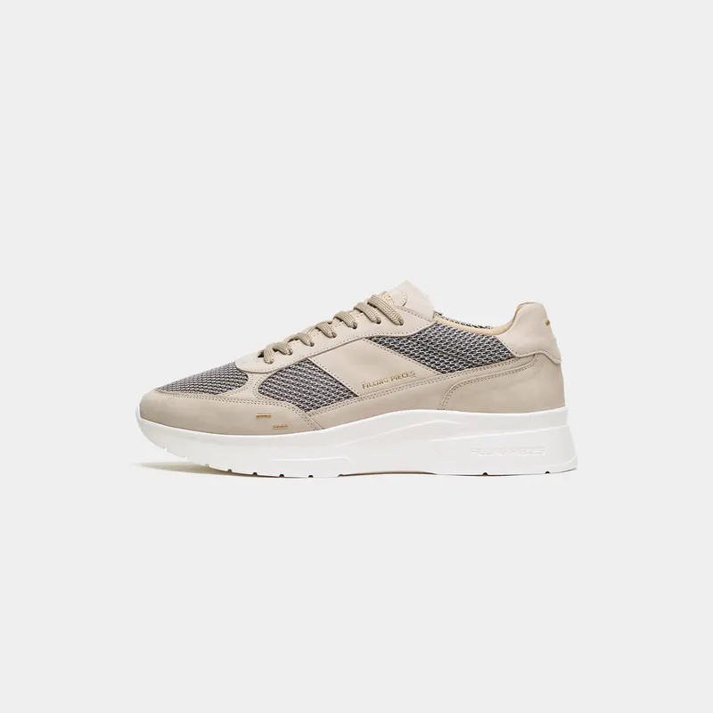 Filling Pieces Jet Runner Mesh Beige