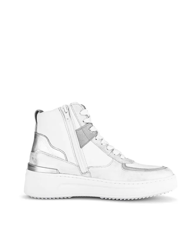 Gabor Hoge sneakers Zilver (43.181.61)