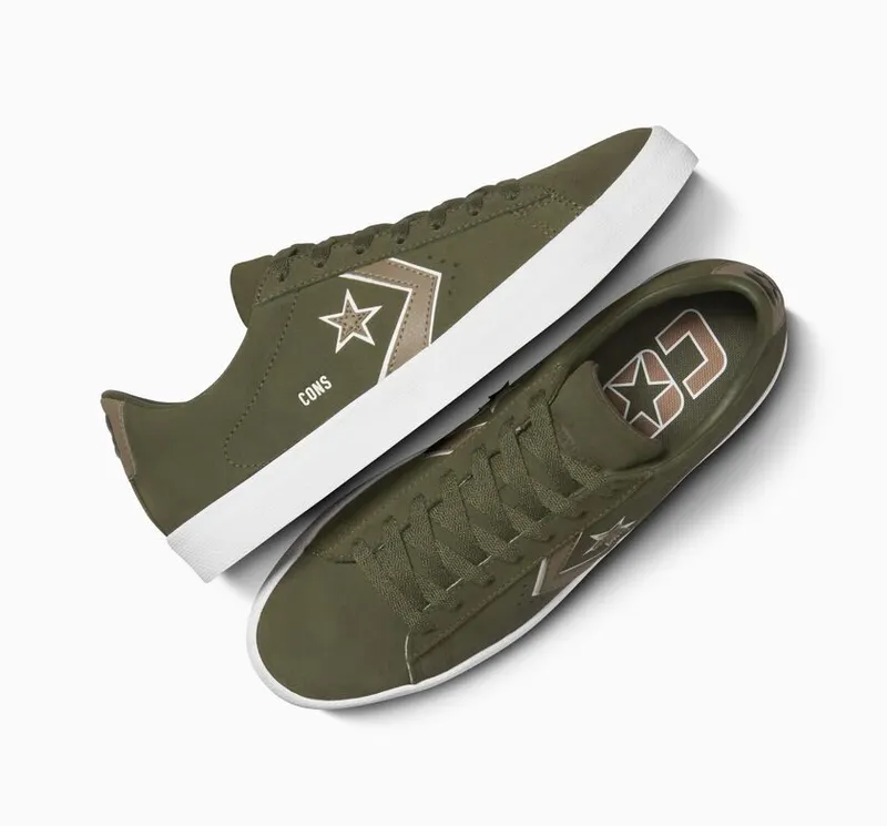 Converse CONS PL Vulc Pro Classic Suede Cave Green/wit/mud Mask (A06653C)