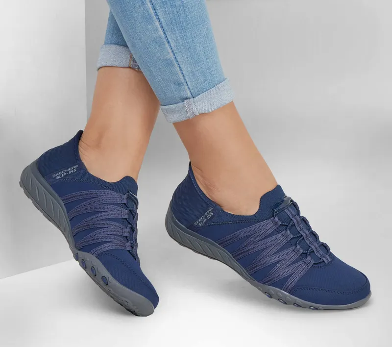 Skechers Skechers Slip-ins: Breathe-Easy – Roll-With-Me – Marine (100593-NVY)
