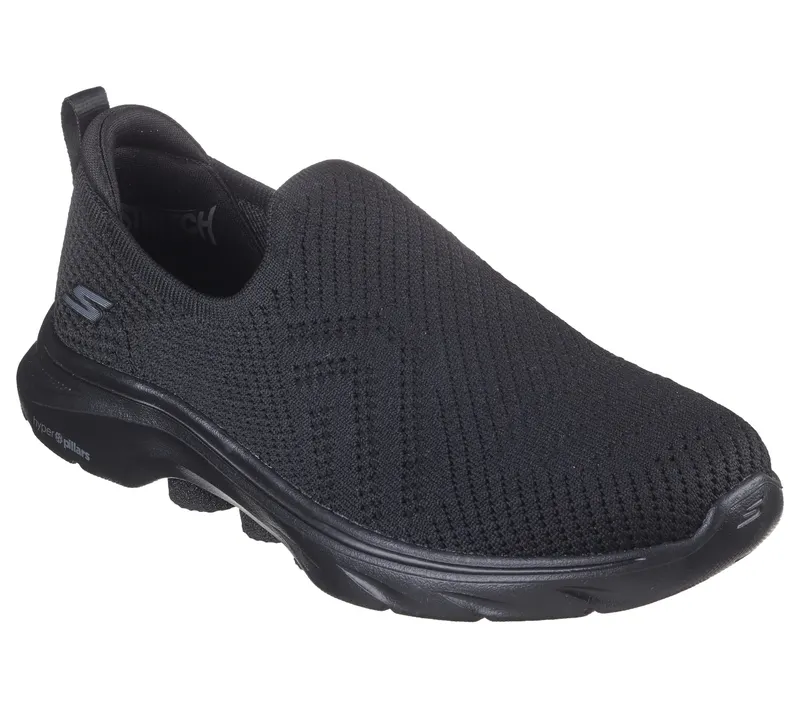 Skechers GO WALK 7 – Amina – Zwart (125204-BBK)