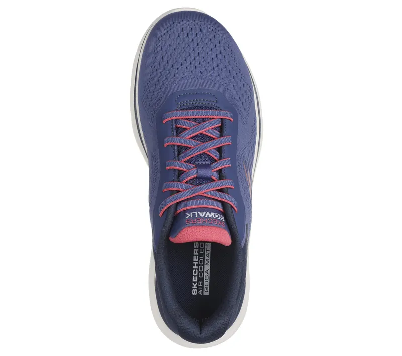 Skechers GO WALK 7 – Cosmic Waves – Marine / Koraal (125215-NVCL)