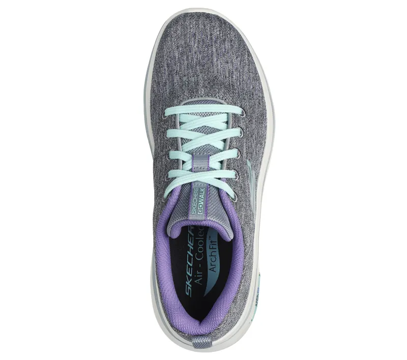 Skechers GO WALK Arch Fit 2.0 – Vivid Sunset – Grijs / Lavendel (125311-GYLV)