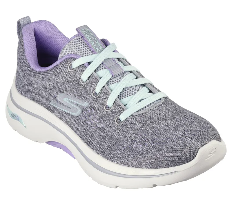 Skechers GO WALK Arch Fit 2.0 – Vivid Sunset – Grijs / Lavendel (125311-GYLV)