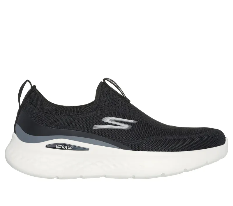 Skechers GO RUN Lite – Aurora Sky – Zwart / Wit (129440-BKW)
