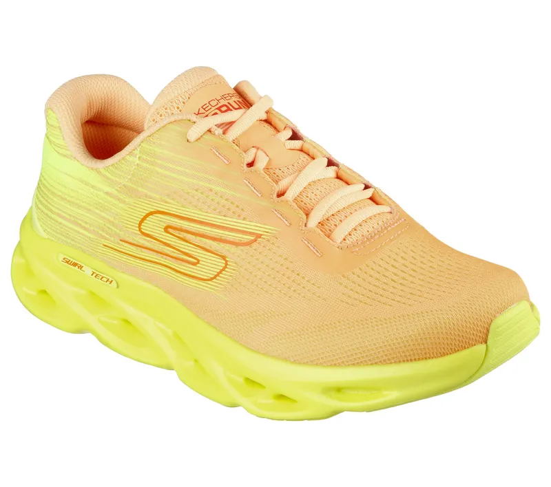 Skechers GO RUN Swirl Tech Speed – Ultimate Stride – Oranje / Geel (129501-ORYL)