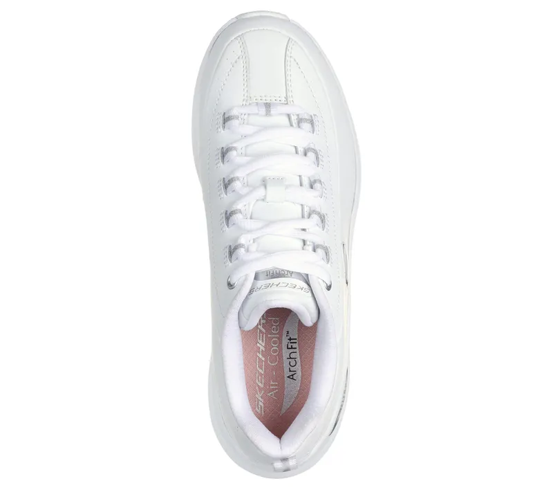 Skechers Arch Fit 2.0 – Star Bound – Wit / Zilver (150061-WSL)