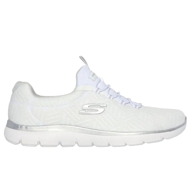 Skechers Summits – Artistry Chic – Wit / Zilver (150119-WSL)