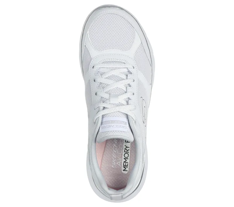 Skechers Flex Appeal 5.0 – Fresh Touch – Wit / Zilver (150202-WSL)