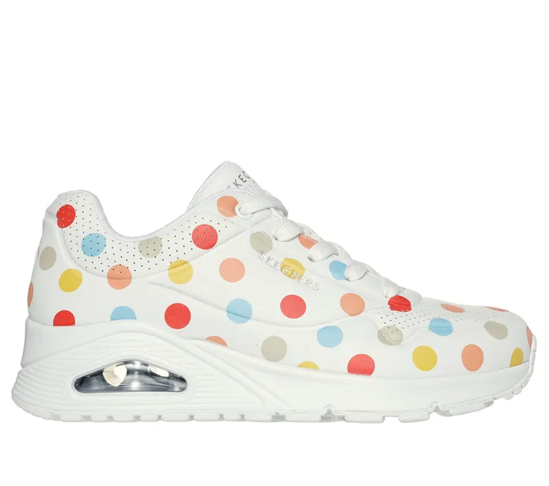 Skechers Uno – Spotted Air – Wit / Multi (155216-WMLT)