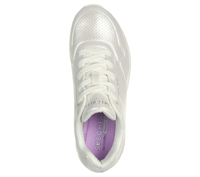 Skechers Uno – Pearl Princess – White Pearlized (177126-WHPL)