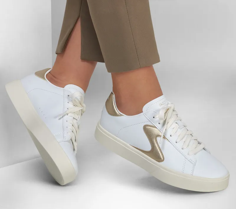 Skechers Eden LX – Beaming Glory – Wit / Goud (185016-WTGD)