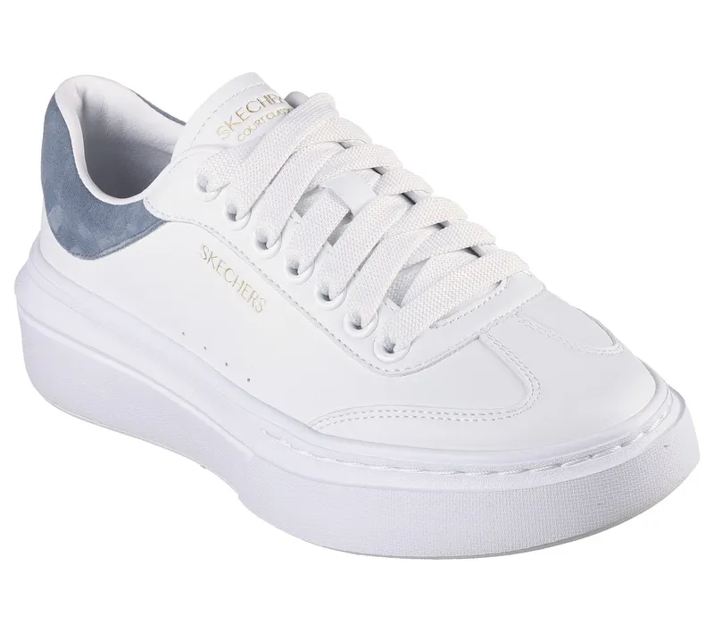 Skechers Cordova Classic – Wit / Blauw (185060-WBL)