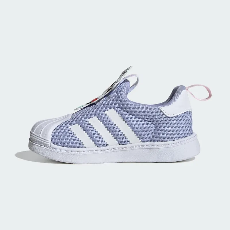 adidas adidas Originals x Disney Mickey Superstar 360 Kids Violet Tone / Cloud White / Clear Pink (IE0682)