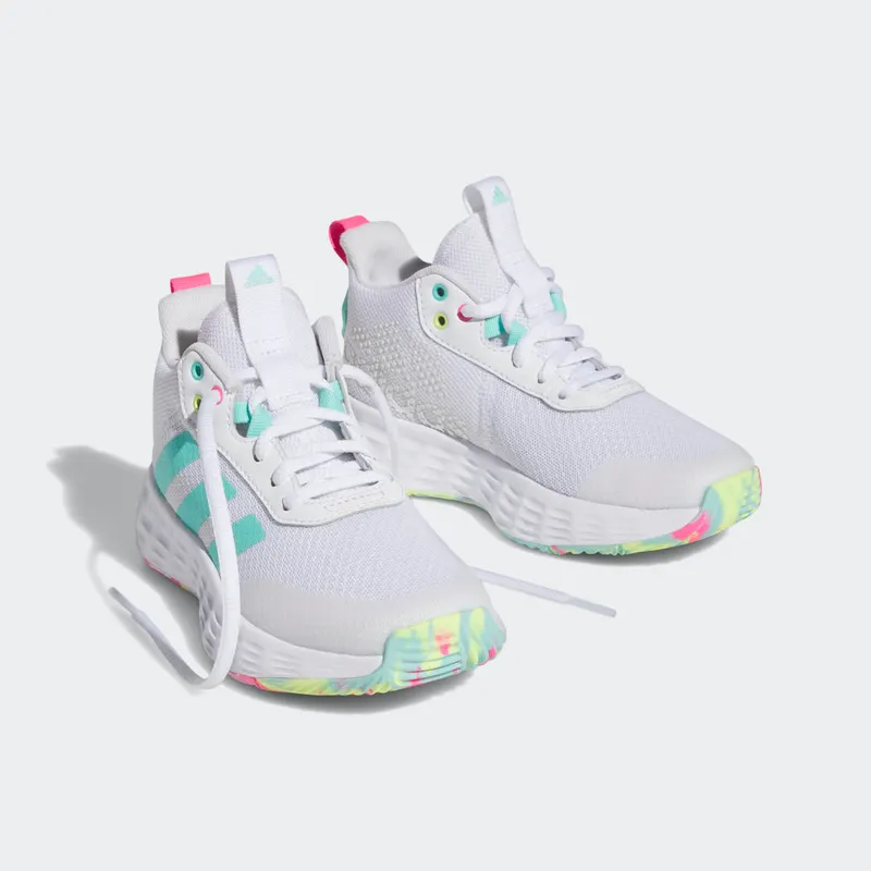 adidas Ownthegame 2.0 Cloud White / Flash Aqua / Lucid Pink (IF2696)