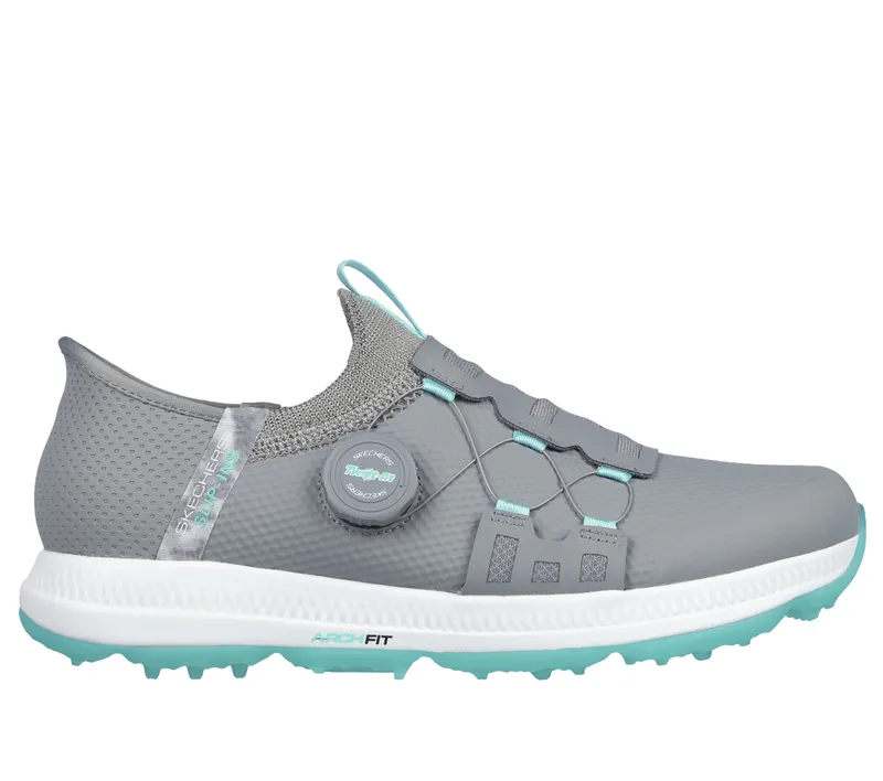 Skechers Skechers Slip-ins: GO GOLF Elite 5 – Slip ‘In – Grijs / Aqua (123062-GYAQ)